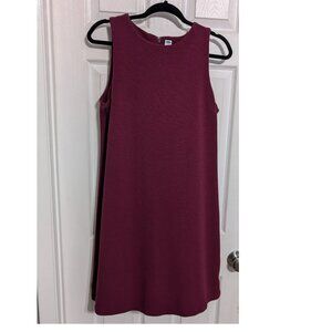 Sleeveless Ponte-Knit Sheath Dress Purple TALL